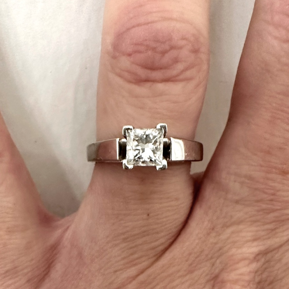 Engagement Ring- Princess Cut Solitaire